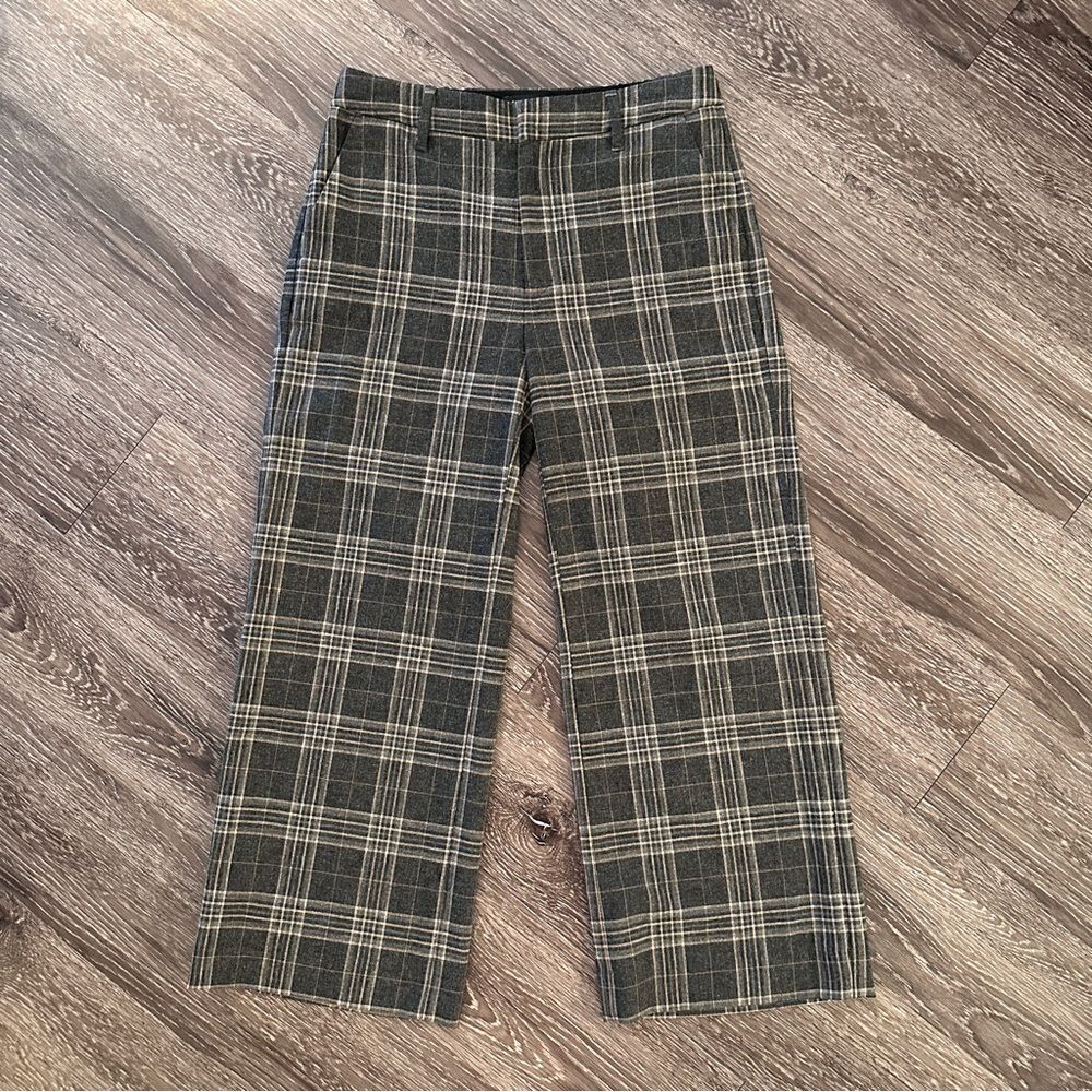 Banana republic wool wide leg crop